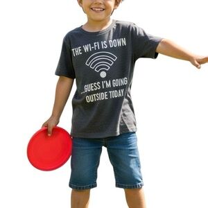 Childrens Place TCP Wi-Fi Is Down, Guess I’m going Outside Funny TShirt M